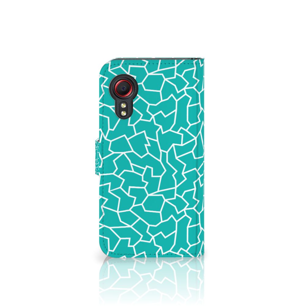 Samsung Galaxy Xcover 5 Hoesje Cracks Blue