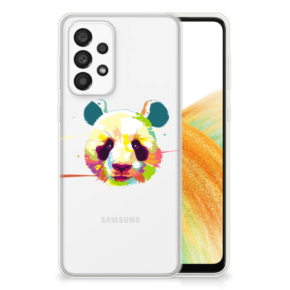 Samsung Galaxy A33 5G Telefoonhoesje met Naam Panda Color B2C Telecom