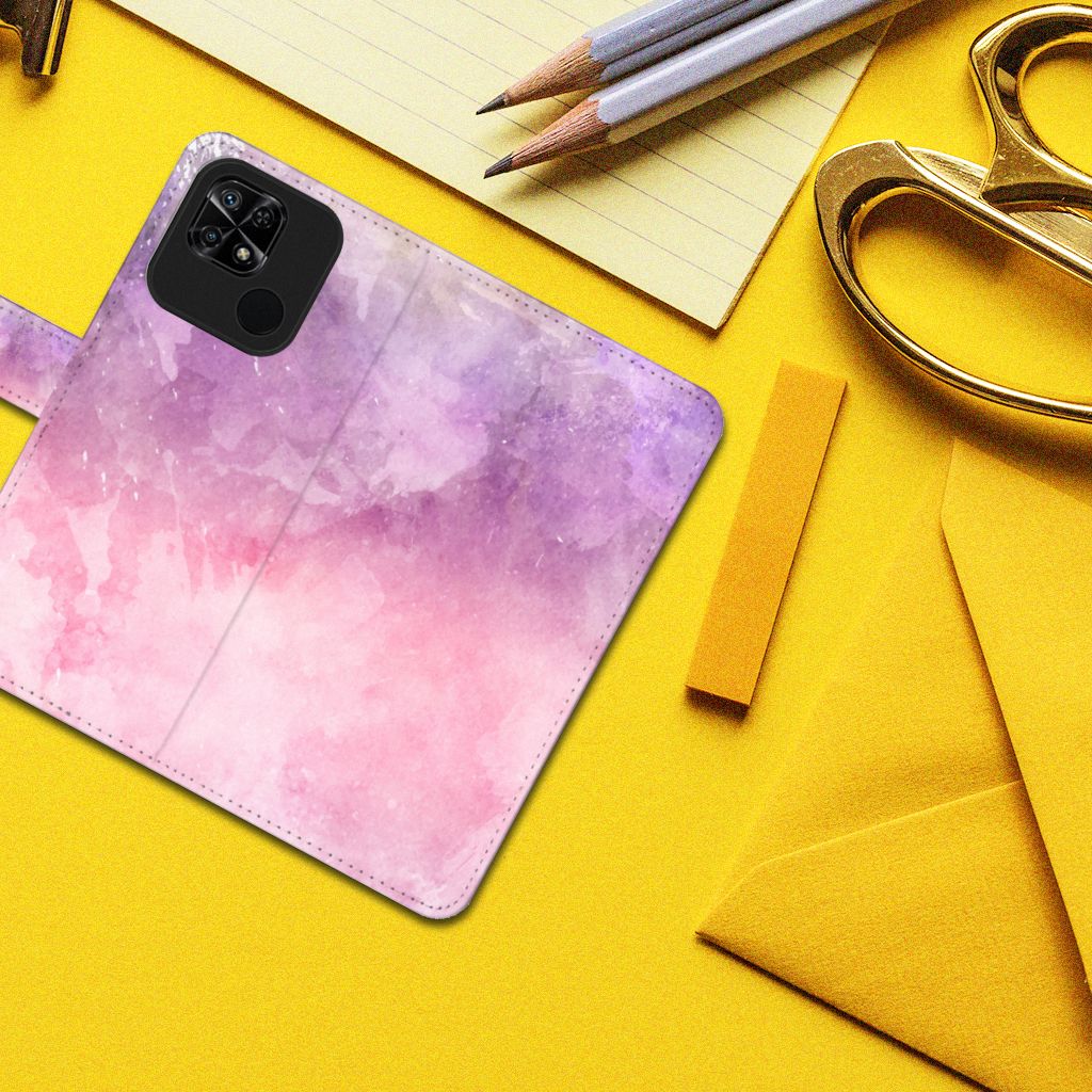 Hoesje Xiaomi Redmi 10C Pink Purple Paint