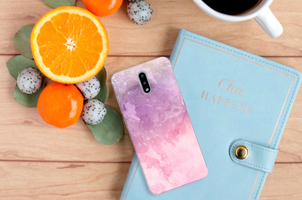 Hoesje maken Nokia 2.3 Pink Purple Paint