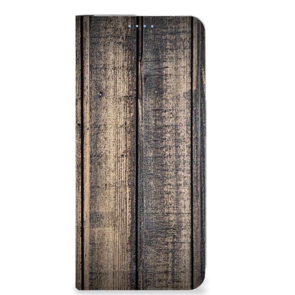 OPPO Reno8 Book Wallet Case Steigerhout - B2C Telecom