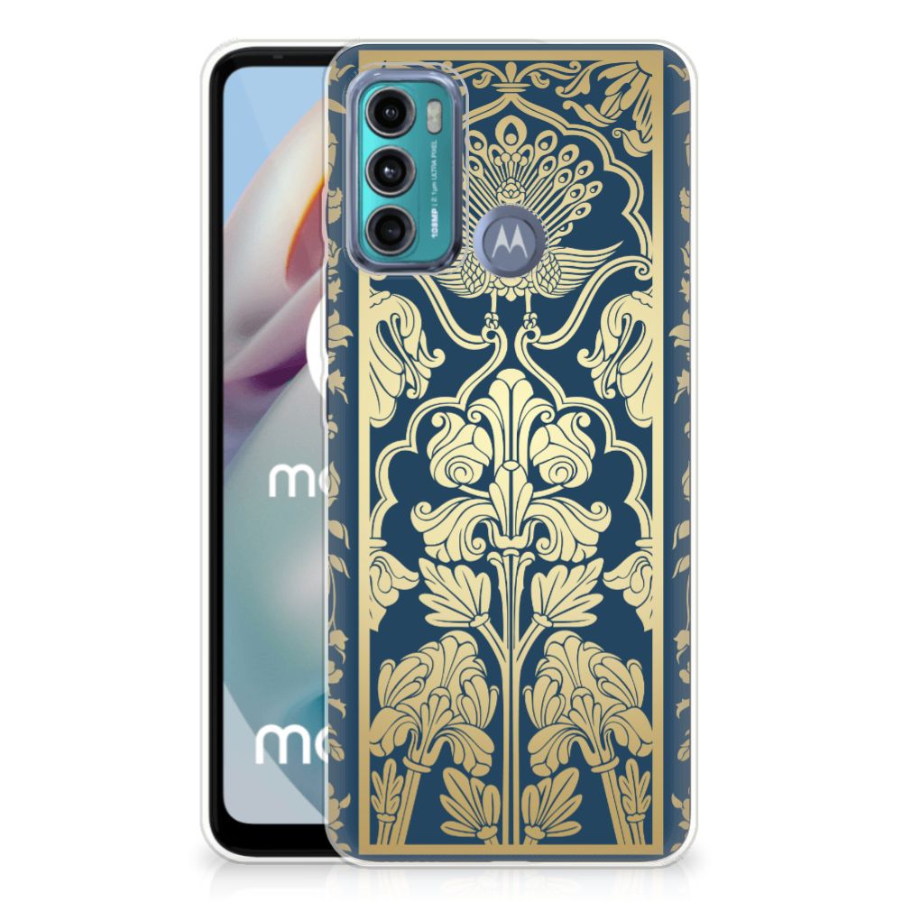 Motorola Moto G60 TPU Case Beige Flowers