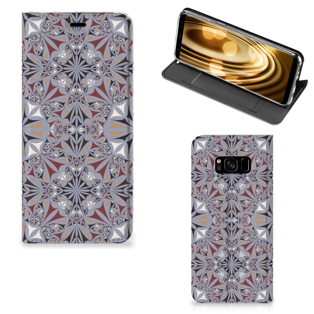 Samsung Galaxy S8 Standcase Flower Tiles