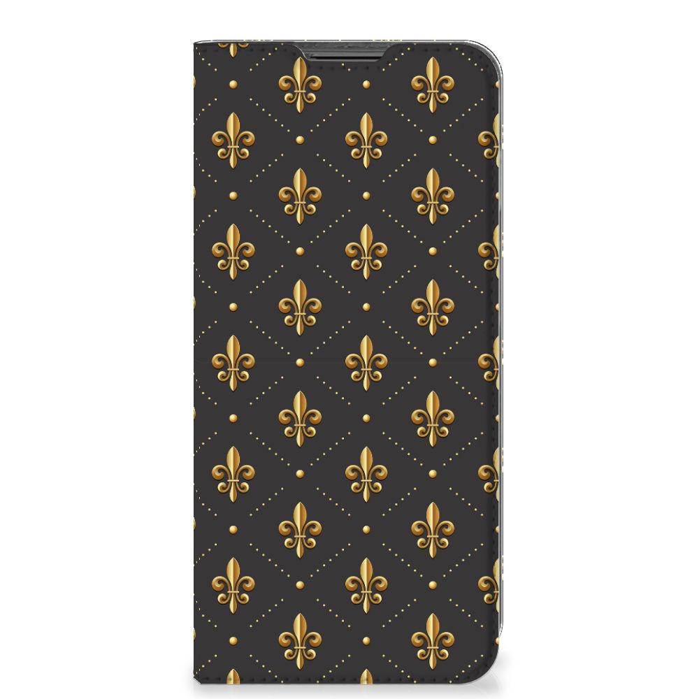 Motorola Moto G22 Hoesje met Magneet Franse Lelie - B2C Telecom