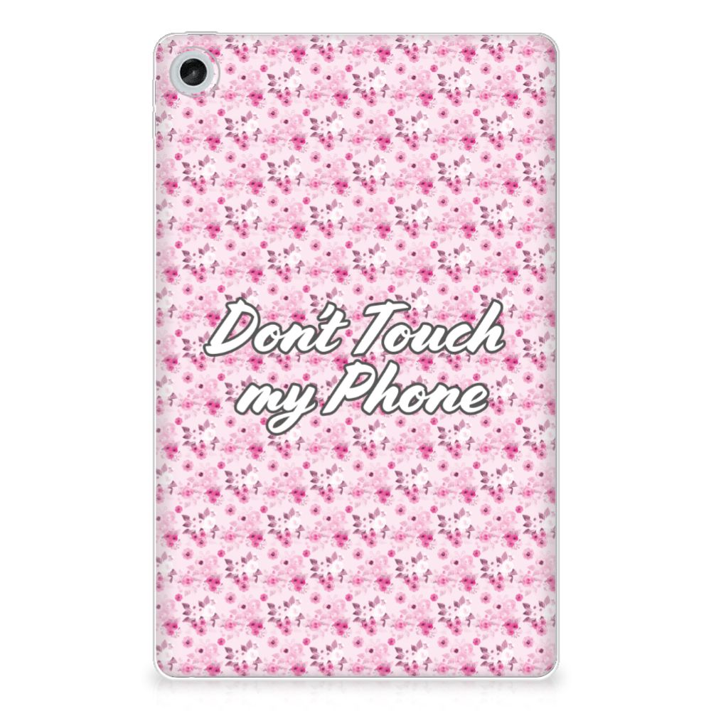 Lenovo Tab M10 Plus (3e generatie) Print Case Flowers Pink DTMP - B2C Telecom