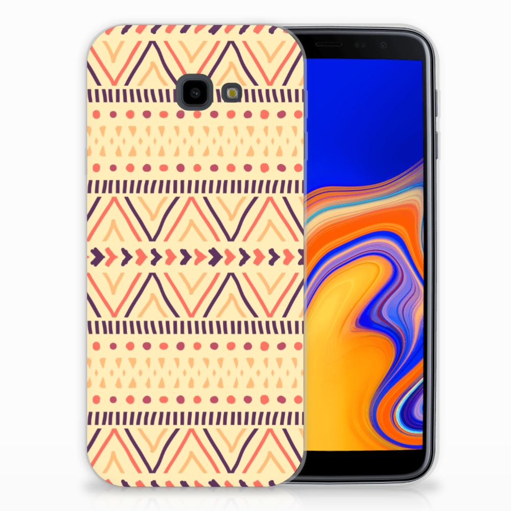 Samsung Galaxy J4 Plus (2018) TPU bumper Aztec Yellow