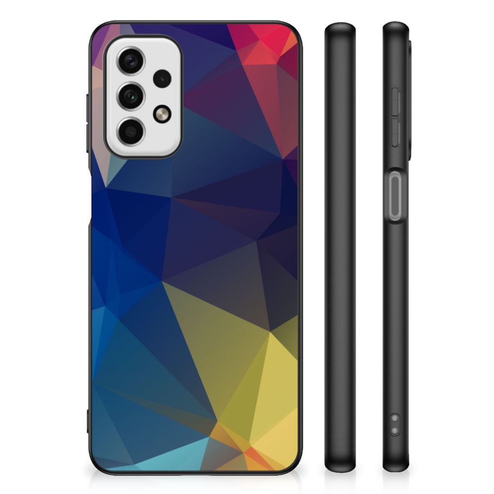 Samsung Galaxy A23 Backcover Polygon Dark