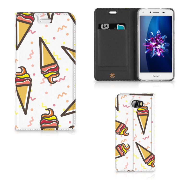 Huawei Y5 2 | Y6 Compact Flip Style Cover Icecream