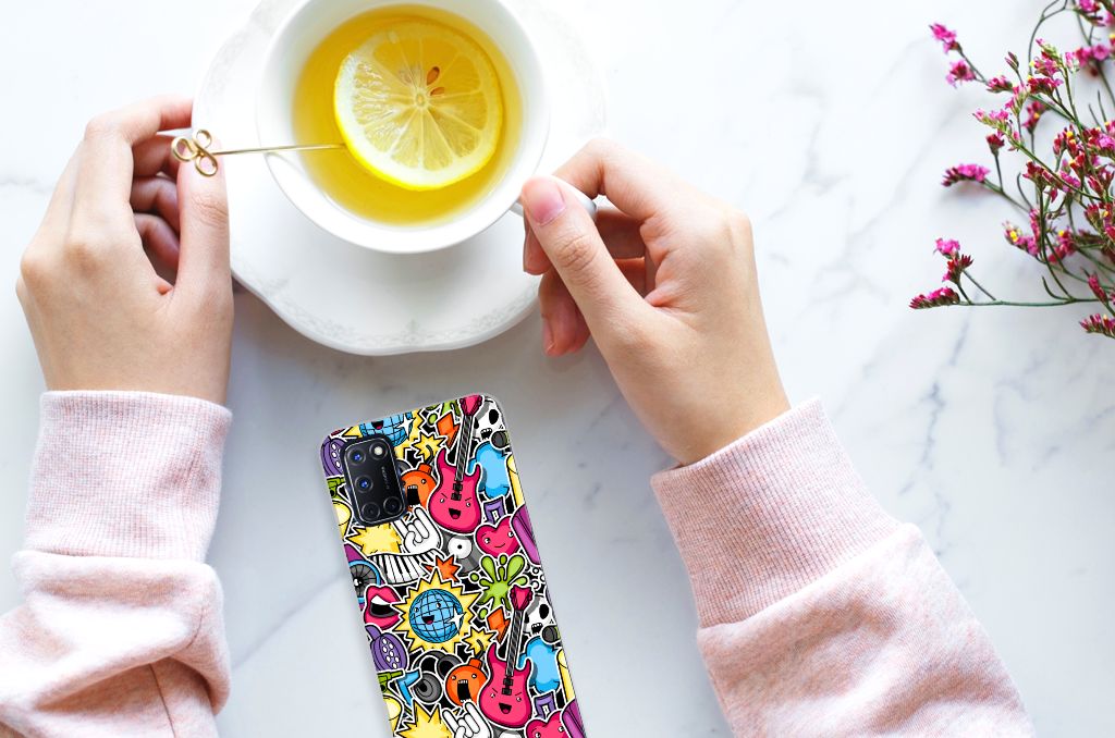OPPO A52 | A72 Silicone Back Cover Punk Rock B2C Telecom