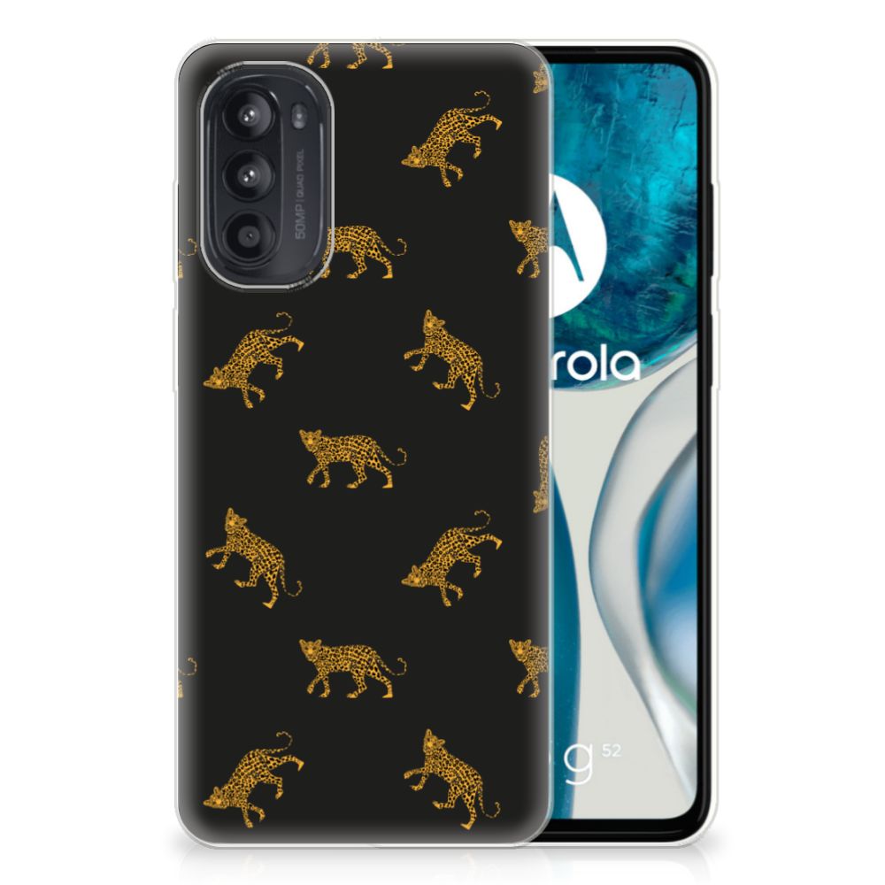 TPU Hoesje voor Motorola Moto G52/G82 Leopards