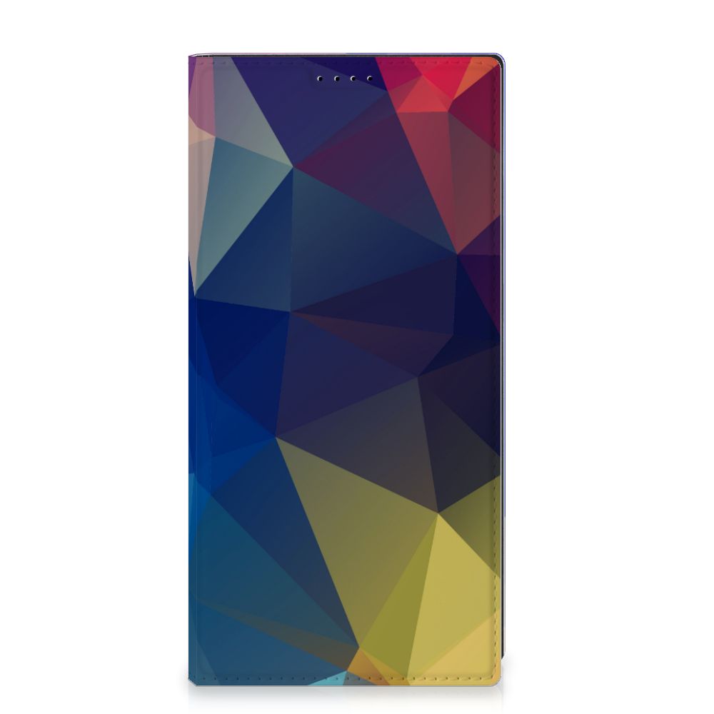 Samsung Galaxy S23 Ultra Stand Case Polygon Dark