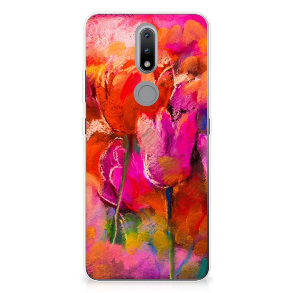 Hoesje maken Nokia 2.4 Tulips