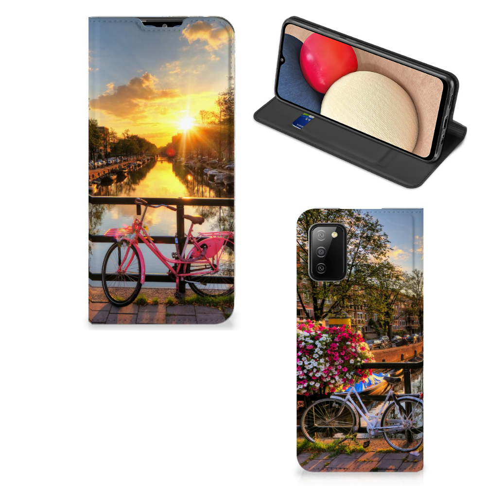 Samsung Galaxy M02s | A02s Book Cover Amsterdamse Grachten - B2C Telecom