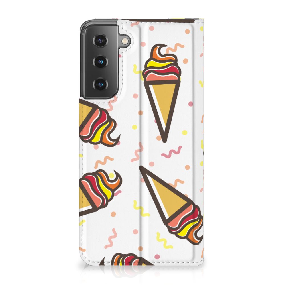 Samsung Galaxy S21 Flip Style Cover Icecream - B2C Telecom