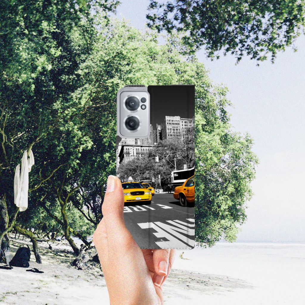 OnePlus Nord CE 2 5G Book Cover New York Taxi - B2C Telecom