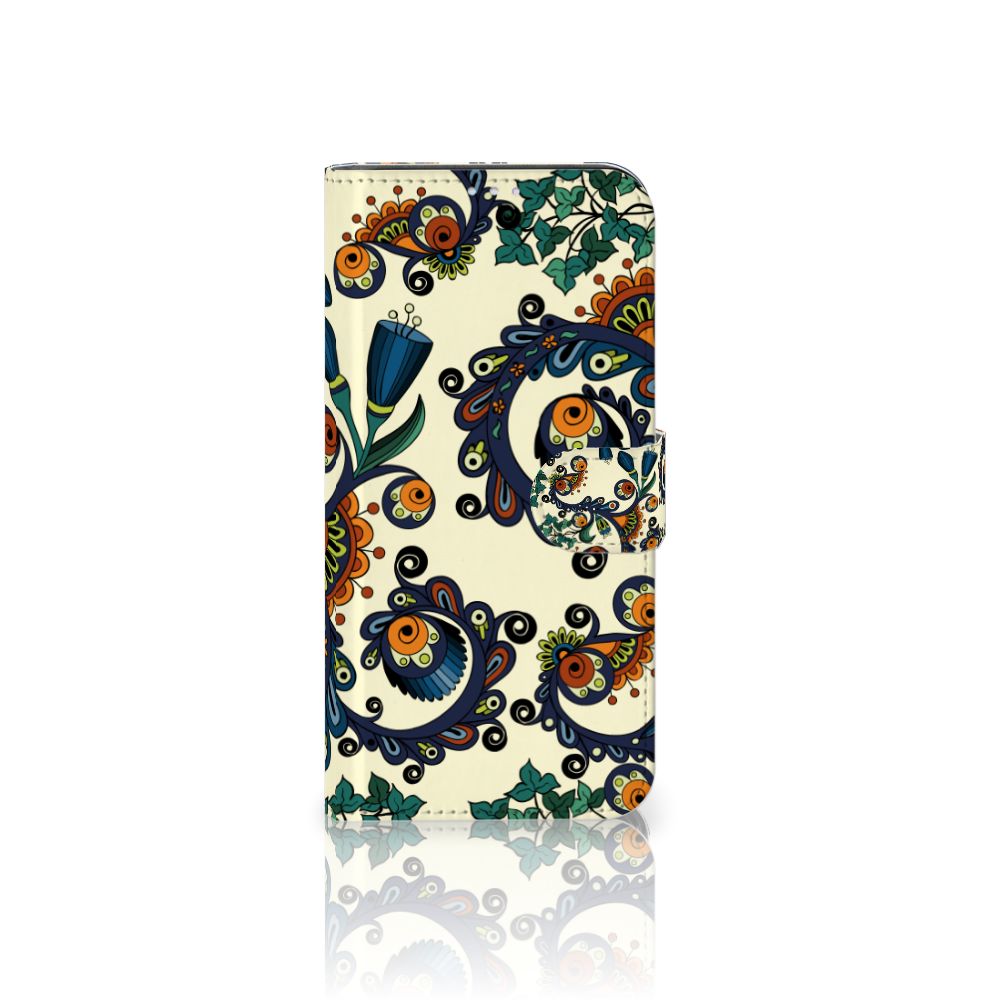 Wallet Case Motorola G8 Power Barok Flower