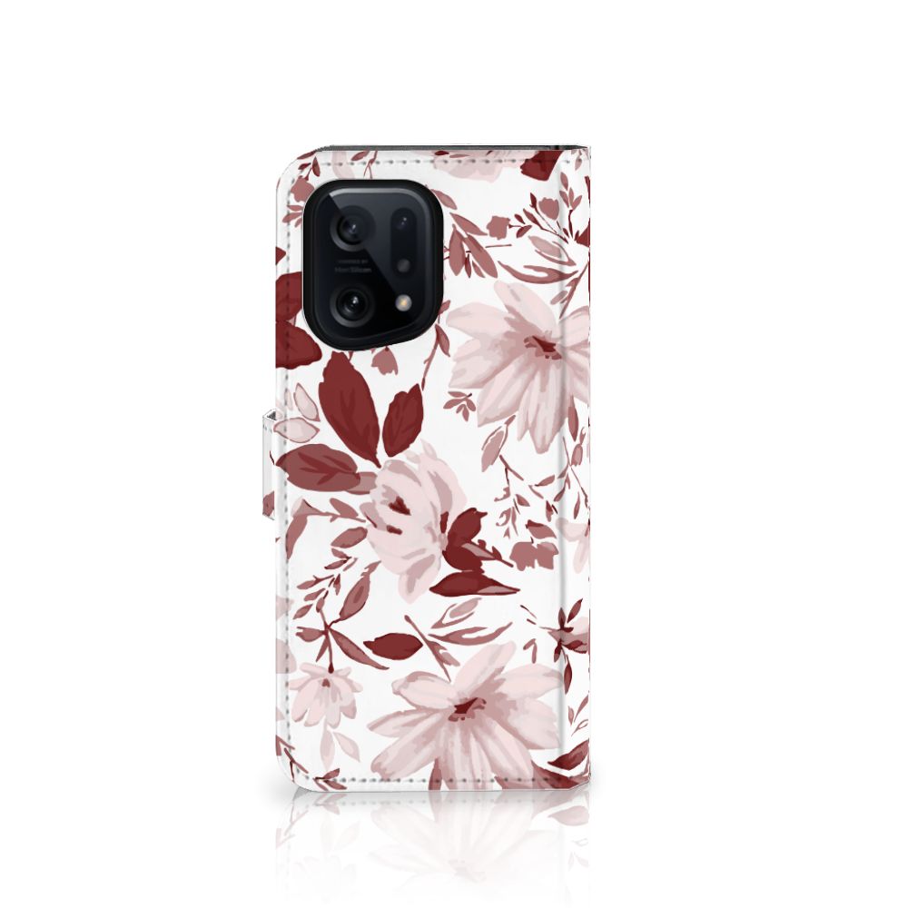 Hoesje OPPO Find X5 Watercolor Flowers