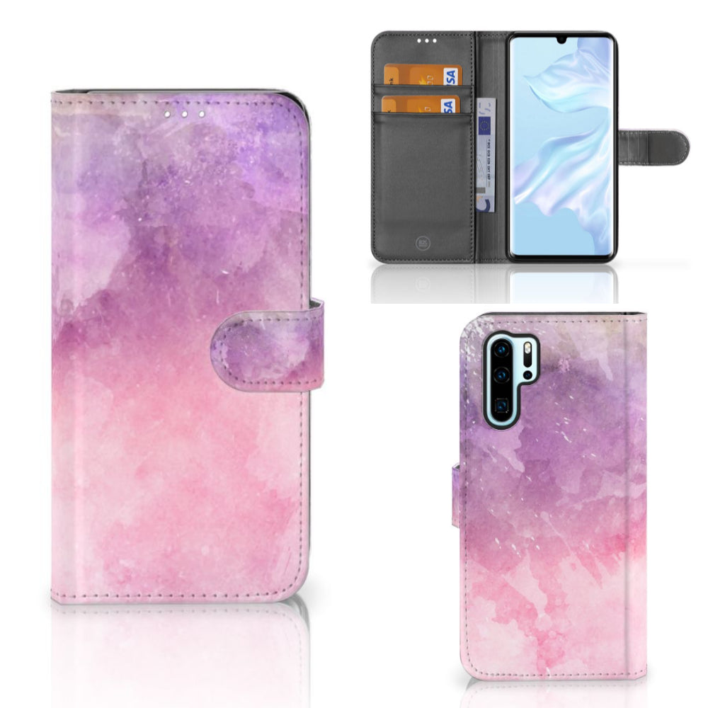 Hoesje Huawei P30 Pro Pink Purple Paint