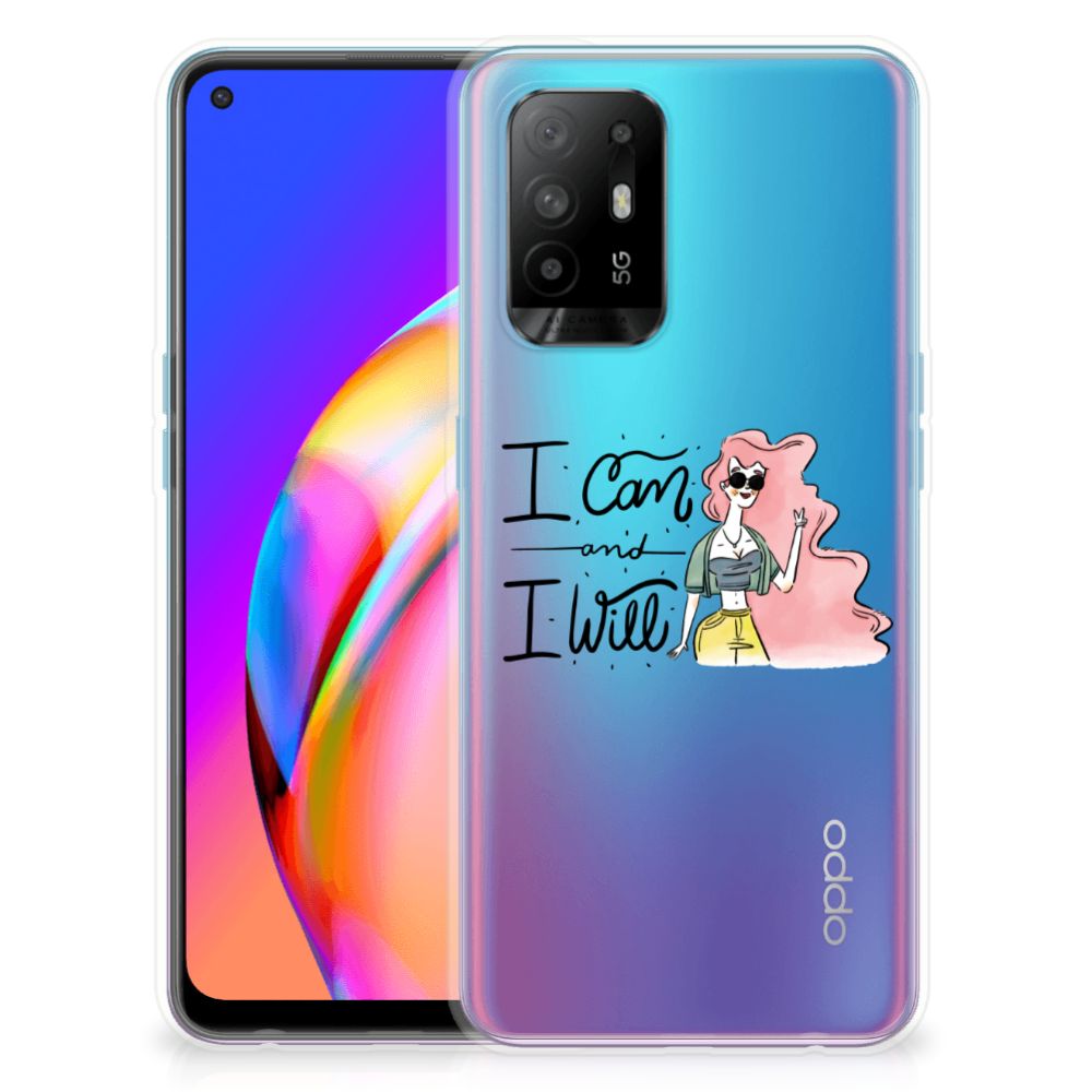 OPPO A94 5G | Reno5 Z Telefoonhoesje met Naam i Can