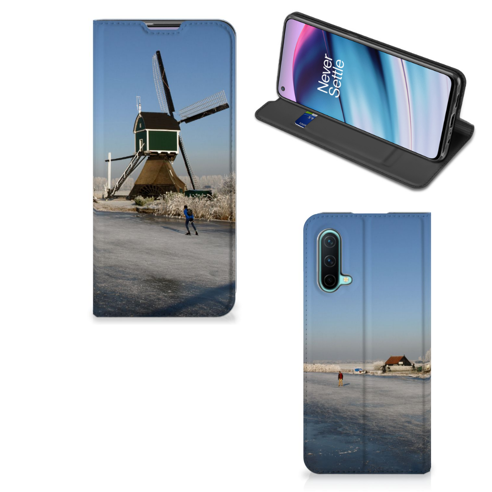 OnePlus Nord CE 5G Book Cover Schaatsers - B2C Telecom