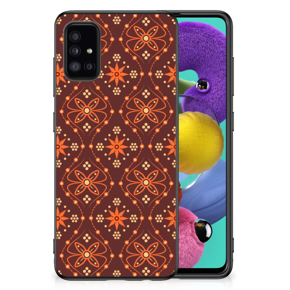 Samsung Galaxy A51 Bumper Case Batik Brown