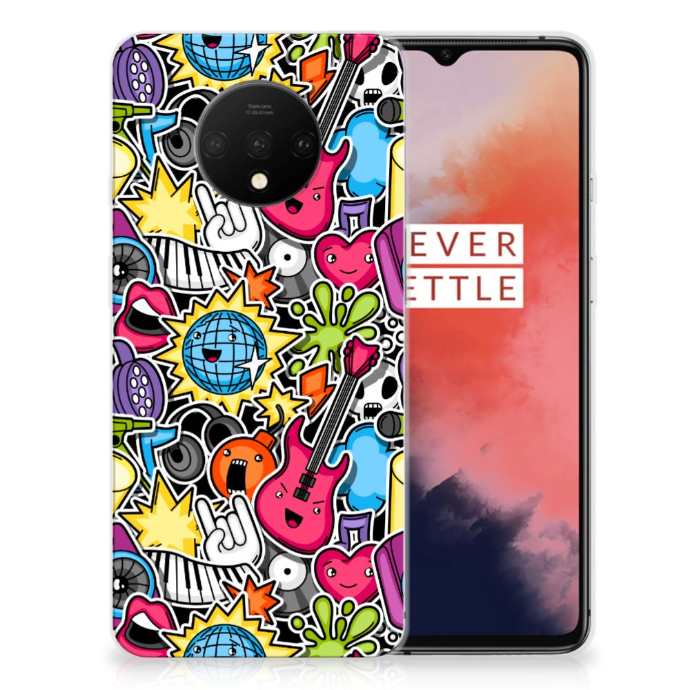 OnePlus 7T Silicone Back Cover Punk Rock