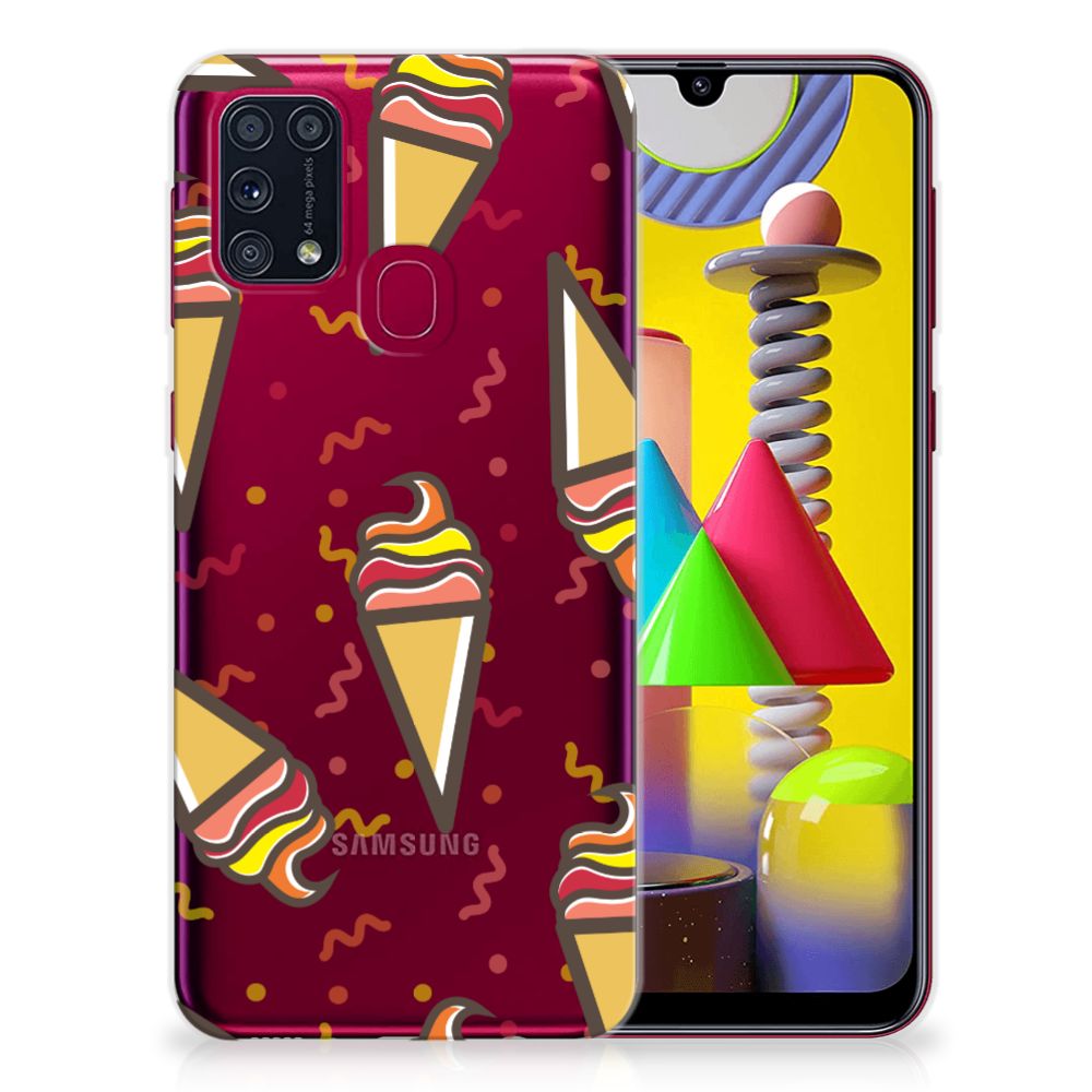 Samsung Galaxy M31 Siliconen Case Icecream B2C Telecom