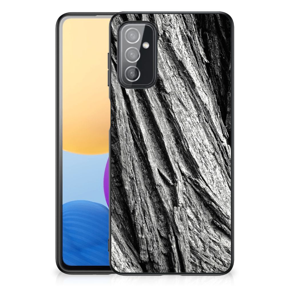 Houten Print Telefoonhoesje Samsung Galaxy M52 Boomschors Grijs B2C Telecom