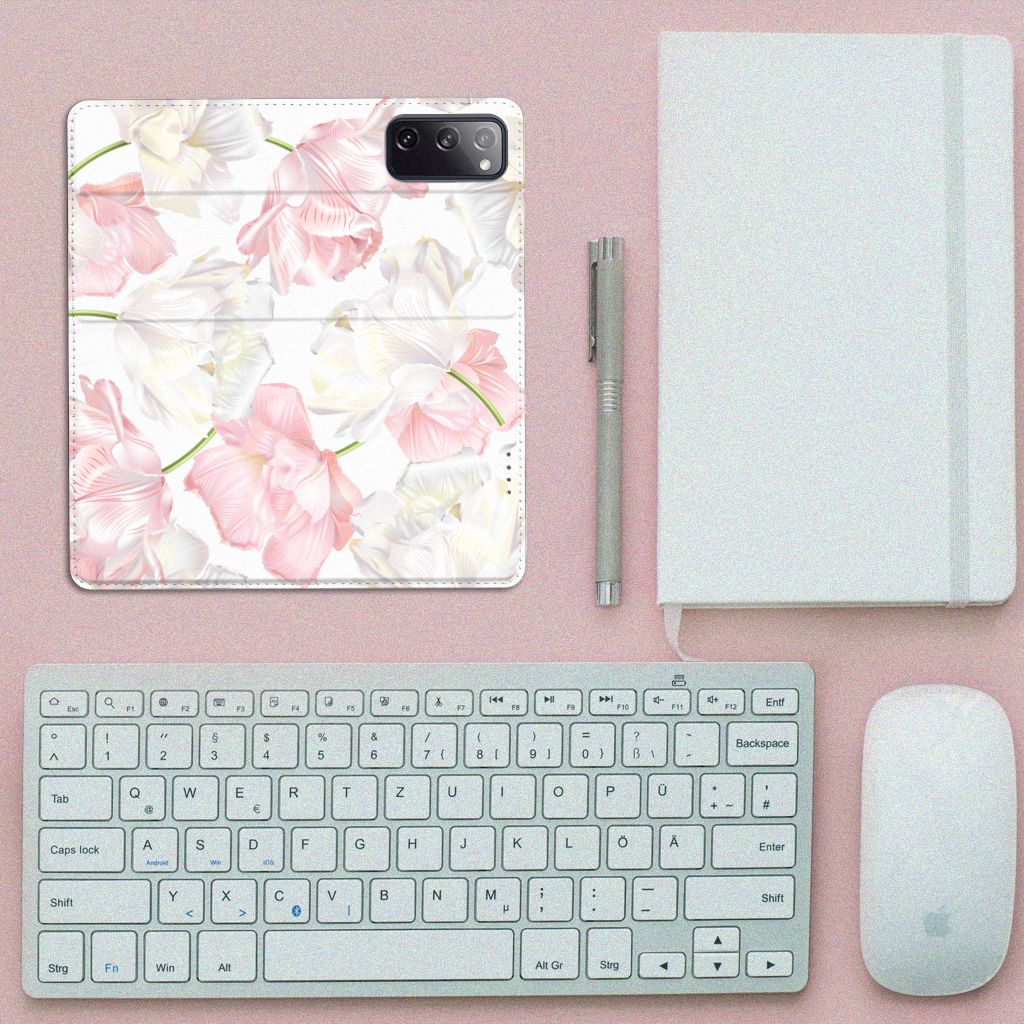 Samsung Galaxy S20 FE Smart Cover Lovely Flowers - B2C Telecom