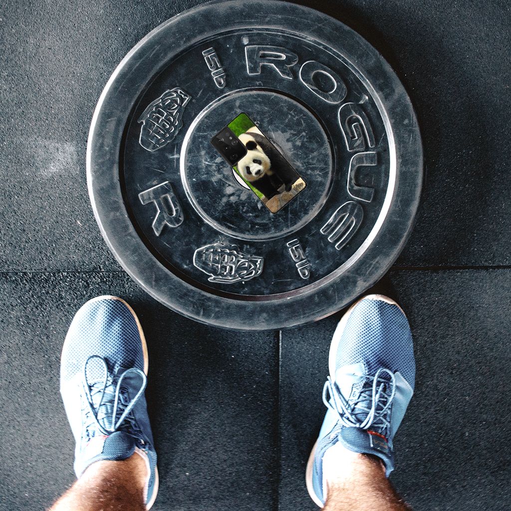 Samsung Galaxy S21 Ultra Dierenprint Telefoonhoesje Panda B2C Telecom