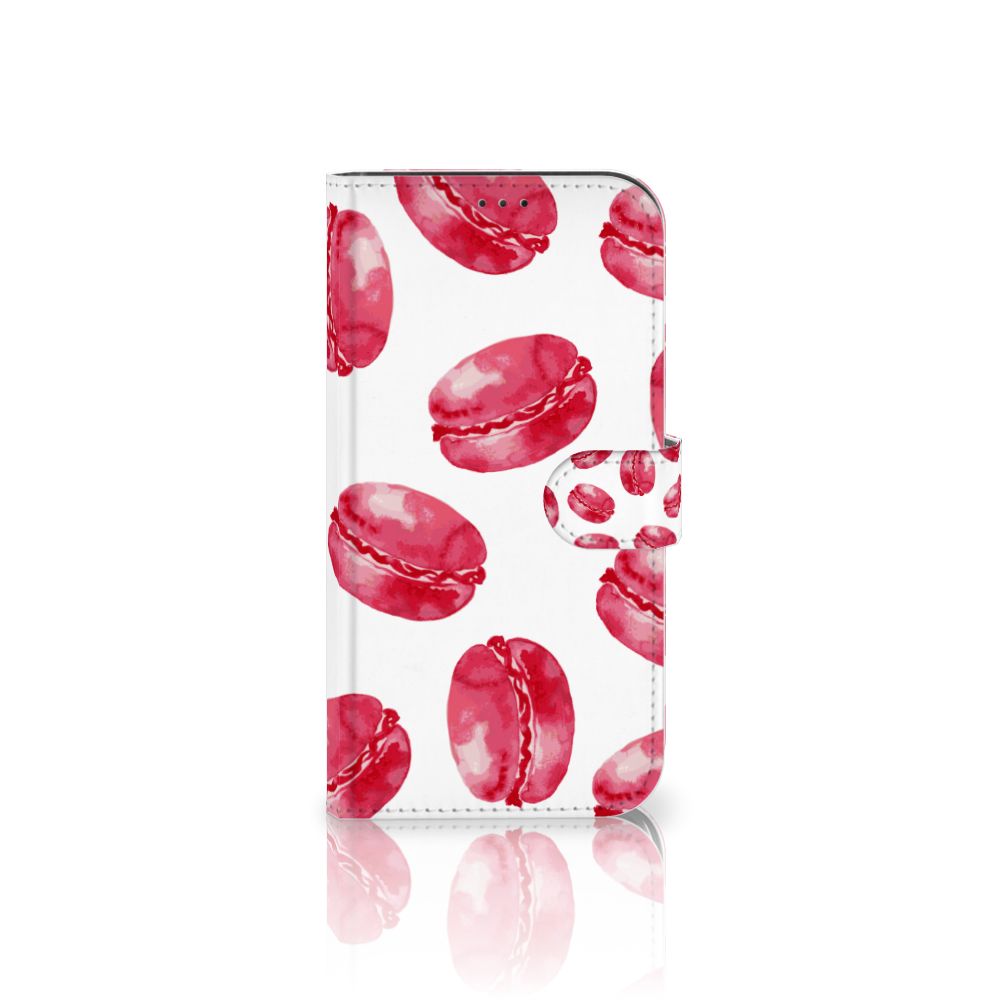 Apple iPhone 12 Pro Max Book Cover Pink Macarons