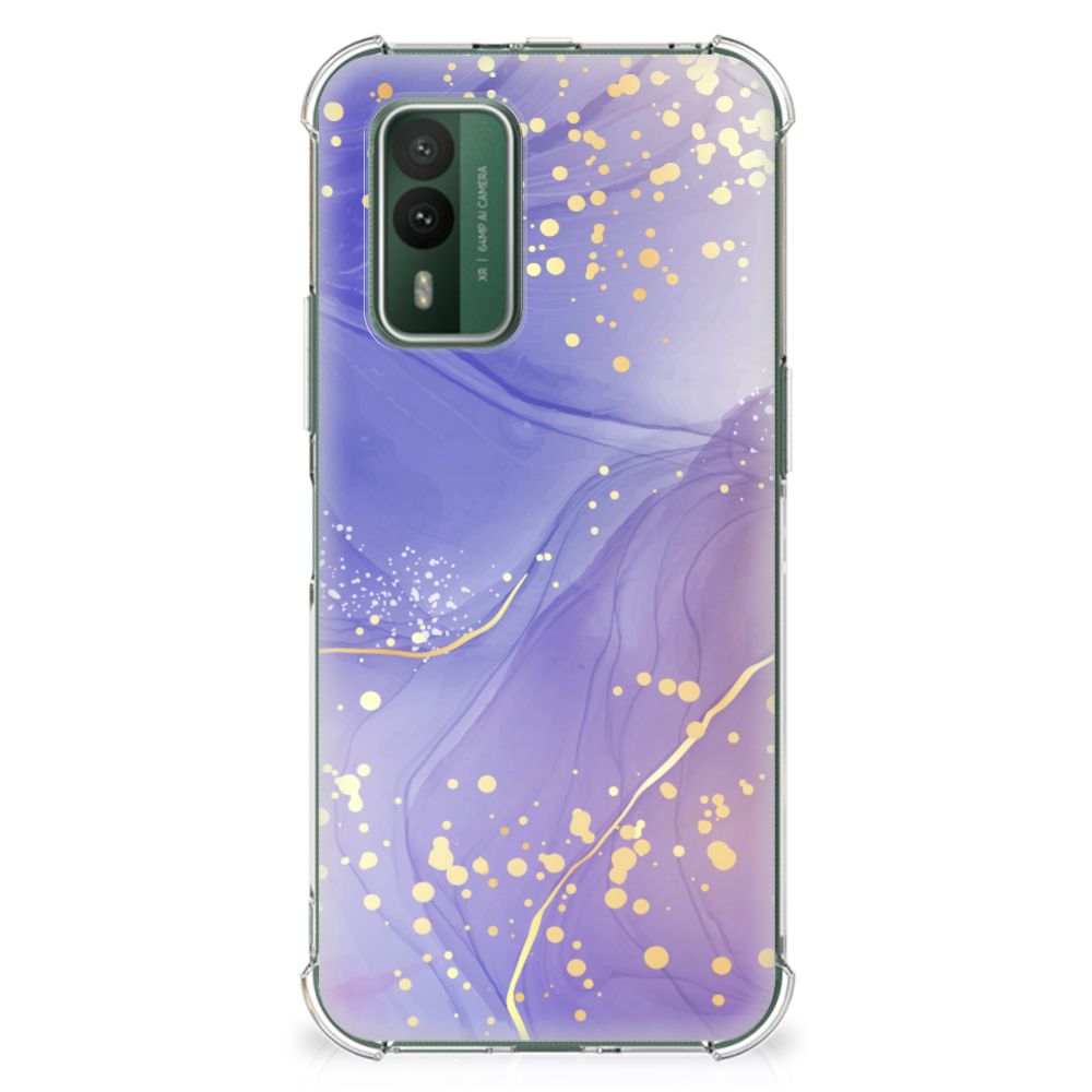 Back Cover voor Nokia XR21 Watercolor Paars