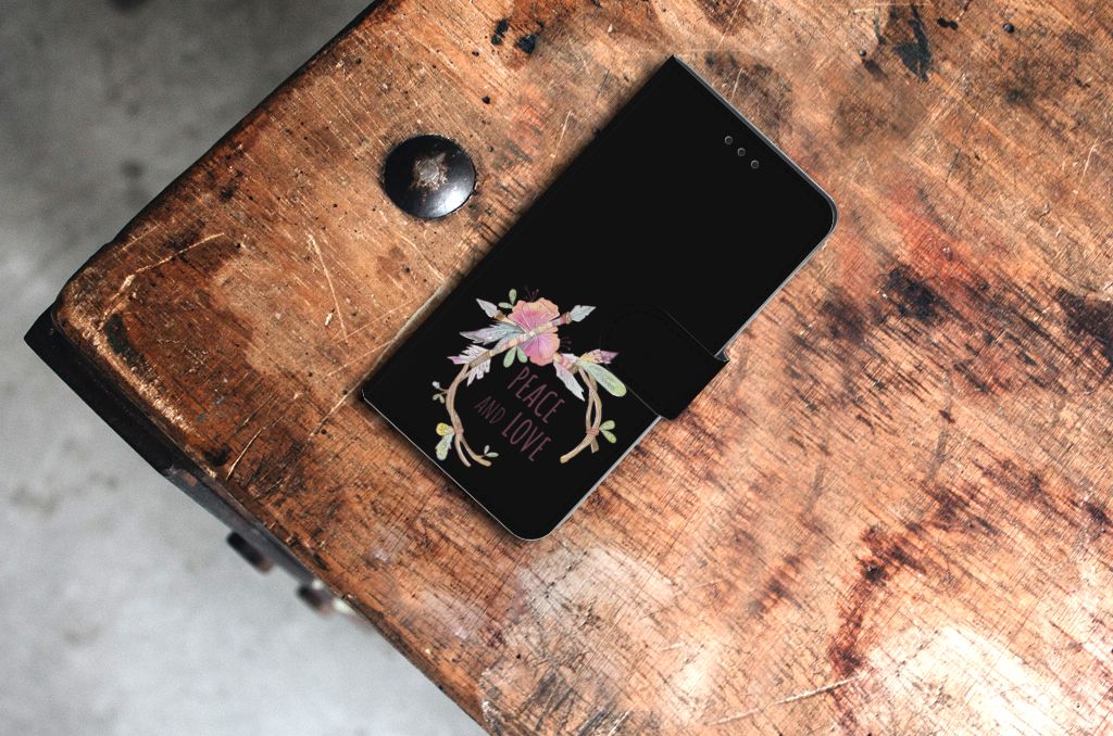 Huawei P10 Lite Leuk Hoesje Boho Text