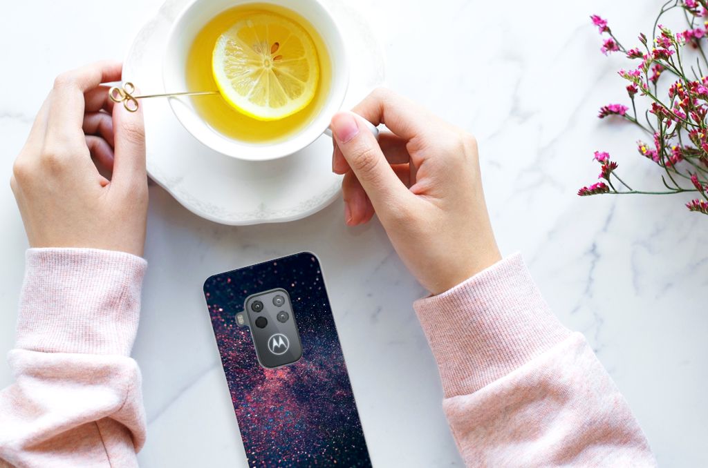 Motorola One Zoom TPU Hoesje Stars