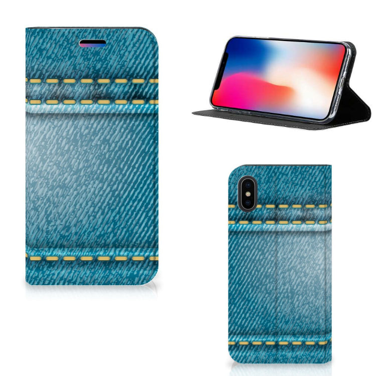 Apple iPhone X | Xs Hippe Standcase Jeans