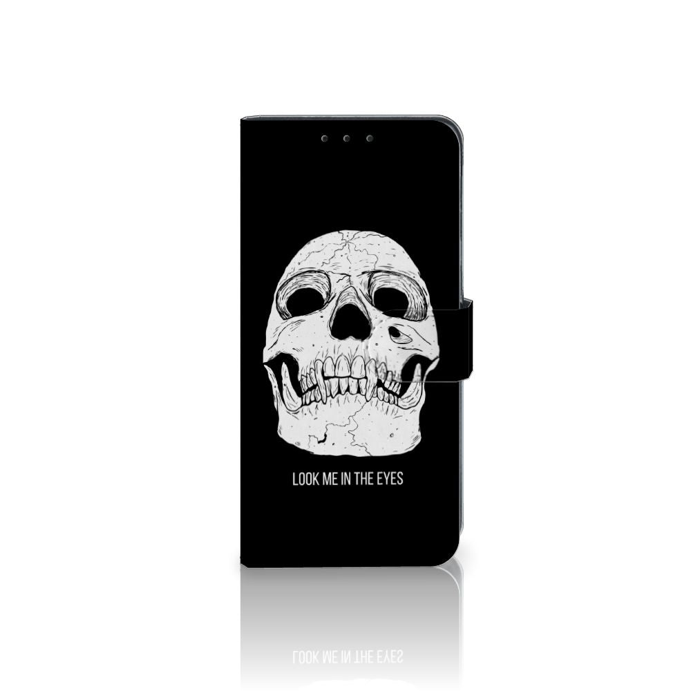 Telefoonhoesje met Naam Alcatel 1S 2020 Skull Eyes