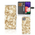 Samsung Galaxy A22 5G Bookcase Marmer Goud