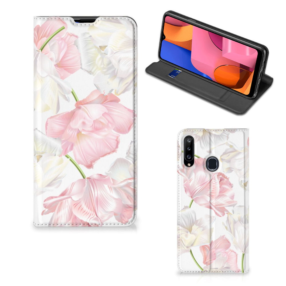 Samsung Galaxy A20s Smart Cover Lovely Flowers - B2C Telecom