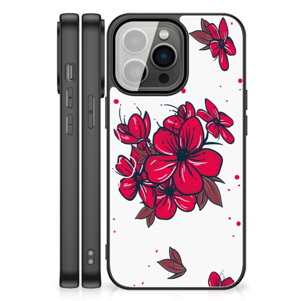 iPhone 13 Pro Max Bloemen Hoesje Blossom Red B2C Telecom