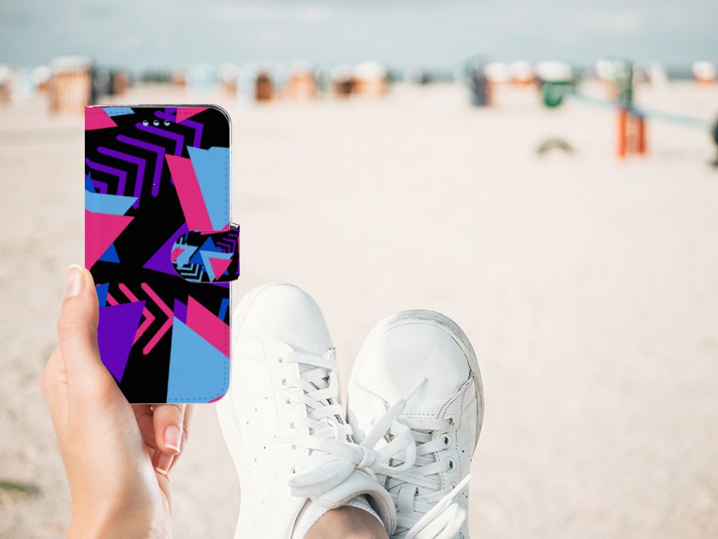 Samsung Galaxy S9 Book Case Funky Triangle
