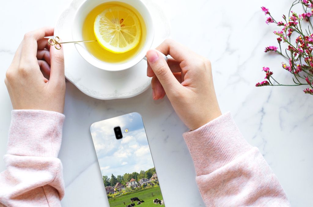 Samsung Galaxy J6 Plus (2018) TPU Hoesje Koeien