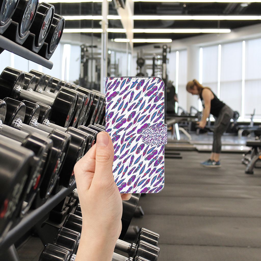 OPPO Reno6 5G Telefoon Hoesje Feathers Color