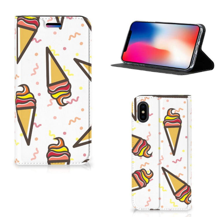 Apple iPhone X | Xs Flip Style Cover Icecream