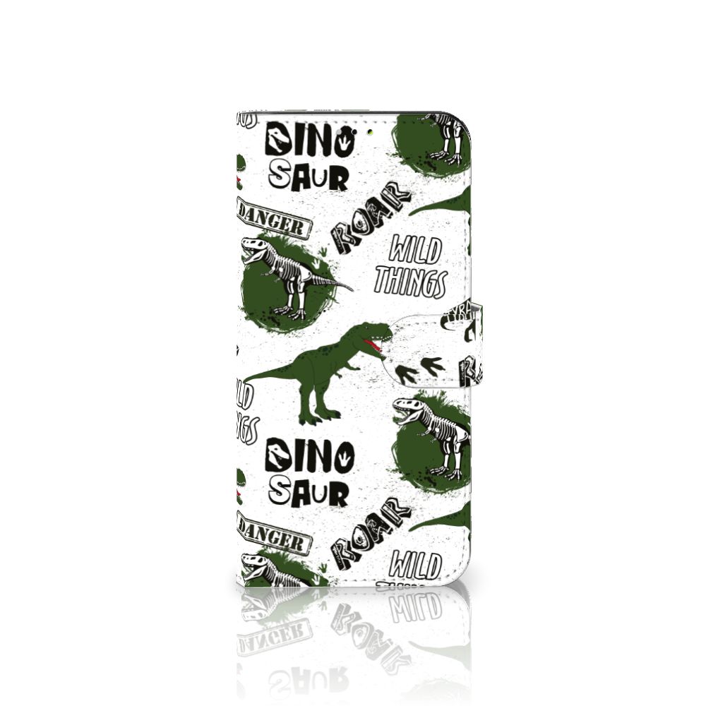 Telefoonhoesje met Pasjes voor Samsung Galaxy A03 Dinosaurus