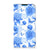Smart Cover voor iPhone 14 Pro Max Flowers Blue met een prachtig bloemenprint in blauw 🌸