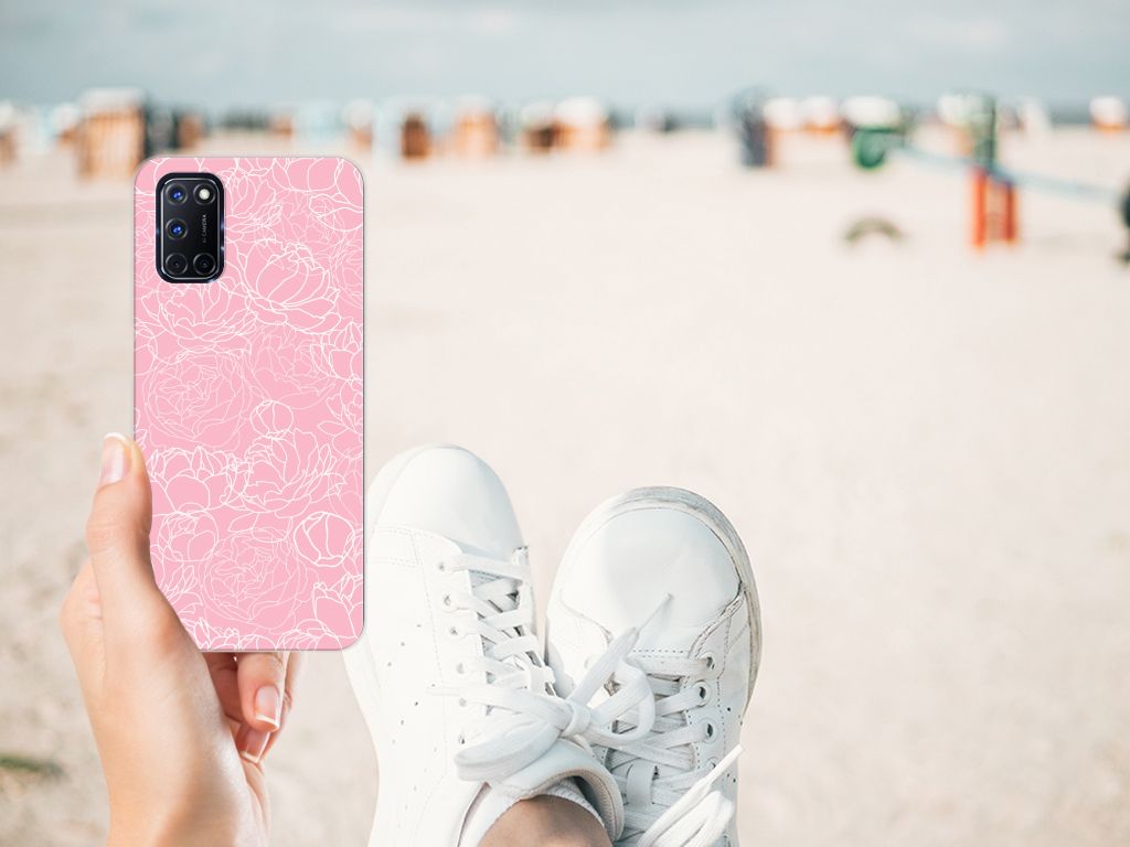 OPPO A52 | A72 TPU Case White Flowers B2C Telecom