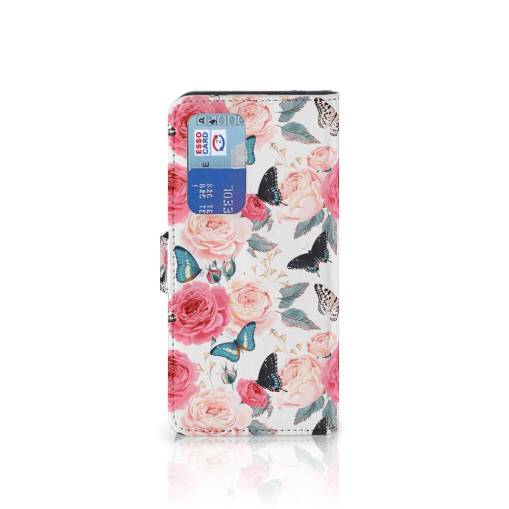 Huawei P40 Pro Hoesje Butterfly Roses