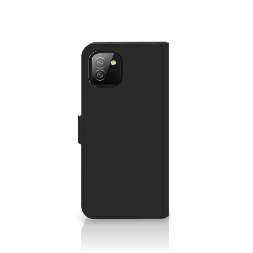 Samsung Galaxy A03 Hoesje met naam Woke Up - Origineel Cadeau Zelf Maken
