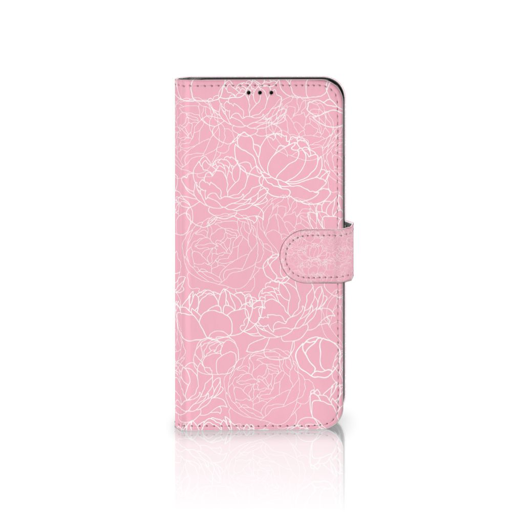 Samsung Galaxy S21 Ultra Hoesje White Flowers