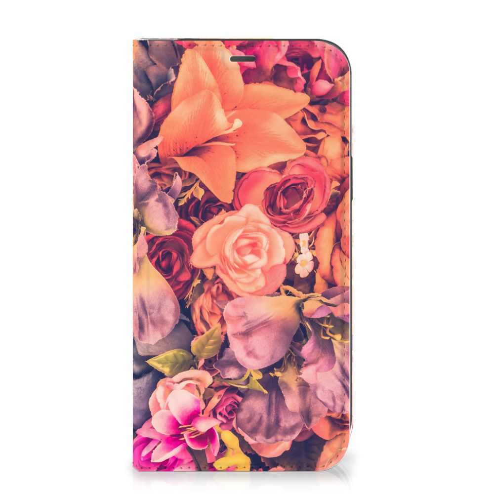 iPhone 12 Pro Max Smart Cover Bosje Bloemen - B2C Telecom